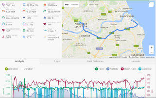 Alan Parkinson Great North Run stats