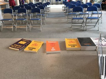 Alan Parkinson books at Sunderland literature festival